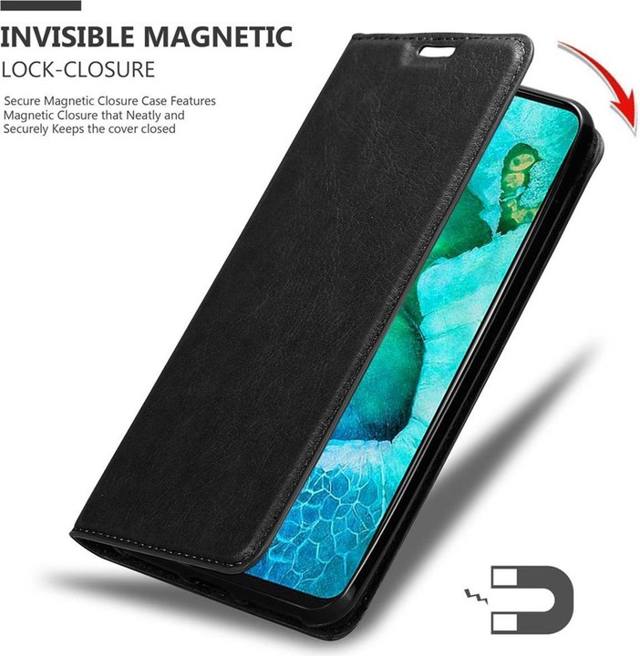 Actual product image Cadorabo Book Invisible Magnet Cover (Honor View 30 Pro)