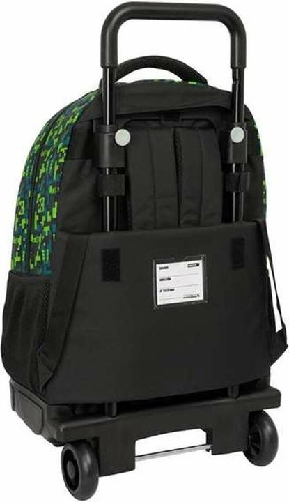 Actual product image Safta Minecraft TNT Rolling Backpack with Wheels, Compact, Detachable, for Kids, Comfortable and Versatile (22 l)