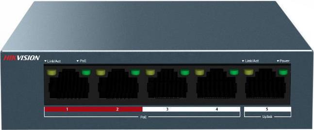 Immagine prodotto Hikvision DS-3E0105P-E/M(B) (5 Porti)