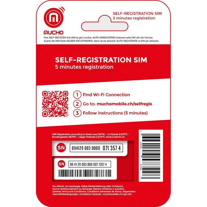 Image du produit BeeOne Carte SIM MUCHO Mobile Pack DUOMUNDO