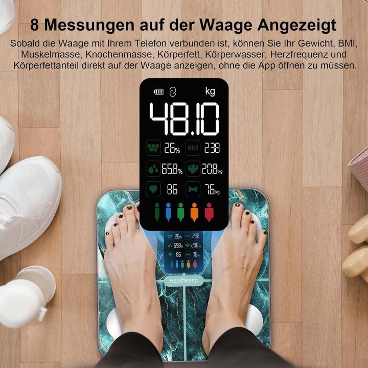 Produktbild Healthkeep Körperanalysewaage (180 kg)