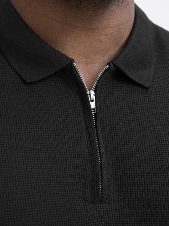 Produktbild Jack & Jones Jjeaustin Zip Polo Ss Noos Pls (4XL)
