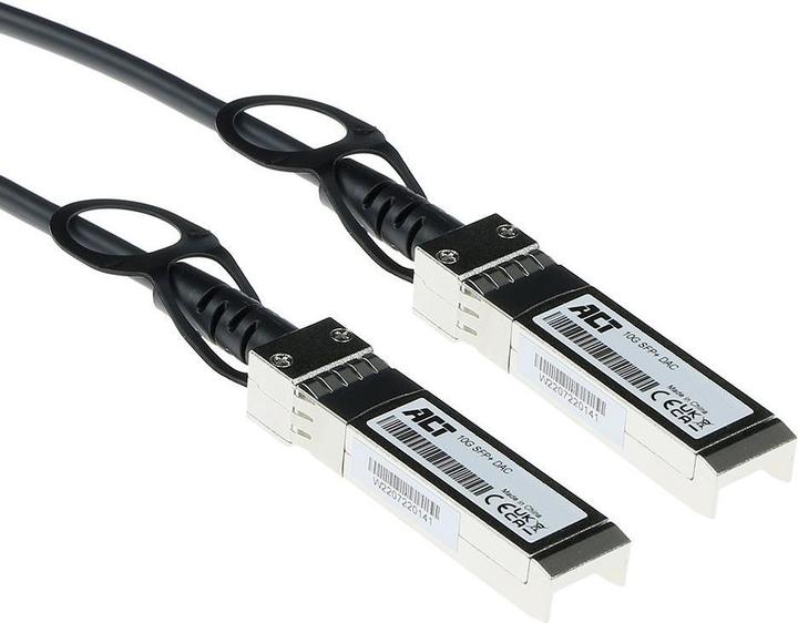 Actual product image 1.0m SFP+- SFP+ Passive DAC Twinax cable coded for Cisco (1 m)