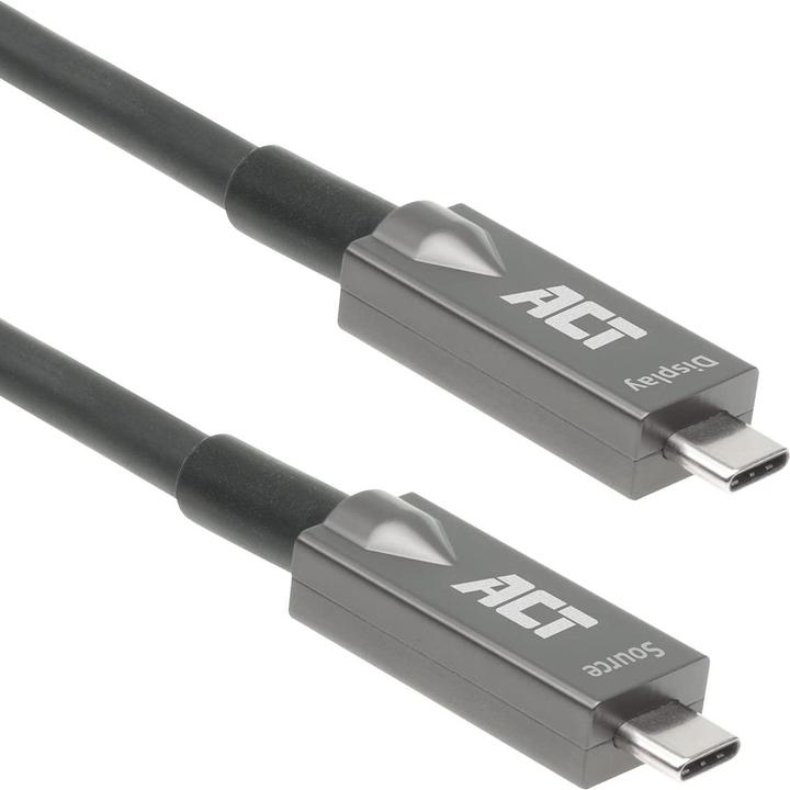 Actual product image USB-C 3.2 Gen2 Active Optical Cable (AOC) connection cable, 10m (10 m, USB 3.2 Gen 2, 60 W)