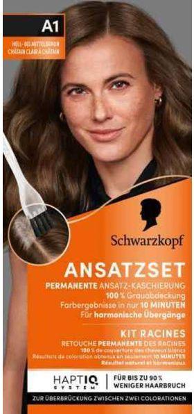 Produktbild Schwarzkopf Ansatzset Diadem (A1 Hell- bis Mittelbraun)