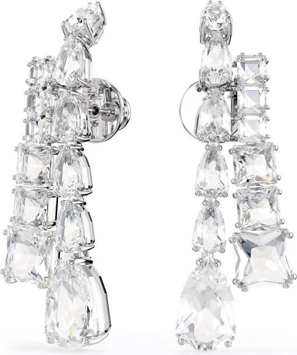 Immagine prodotto Swarovski Orecchini Matrix a goccia di vari tagli bianchi (Metallo Swarovski)