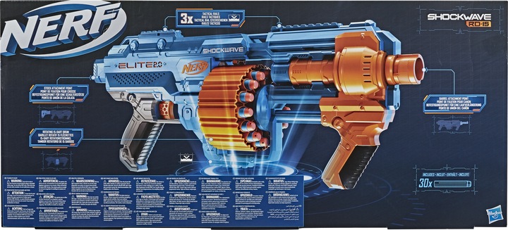 Actual product image Nerf Elite 2.0 Shockwave RD-15