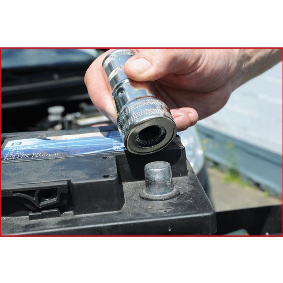 Thumbnail - KS Tools, Fahrzeug Werkzeug, Batteriepol-Klemmen-Reinigungsbürste.120mm