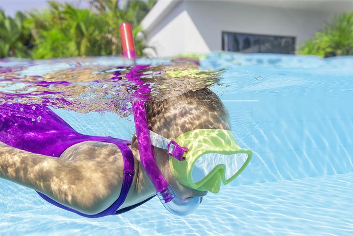 Produktbild Bestway Tauchset Blaue Maske, Flossen, Schlauch 25039