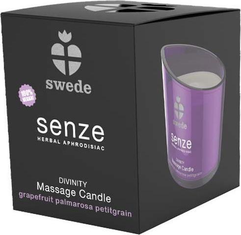 Image du produit Swede Senze Divinity Massage Candle Grapefruit Palmarosa Petitgrain 150 m (150 ml)