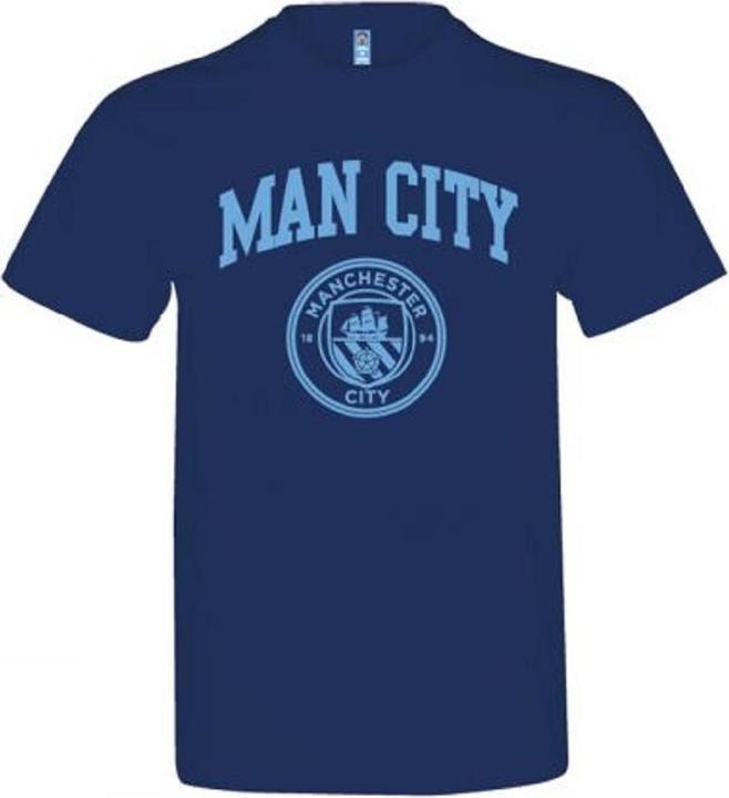Produktbild Manchester City FC Man City Erwachsene Team Wappen TShirt Navy (XL)