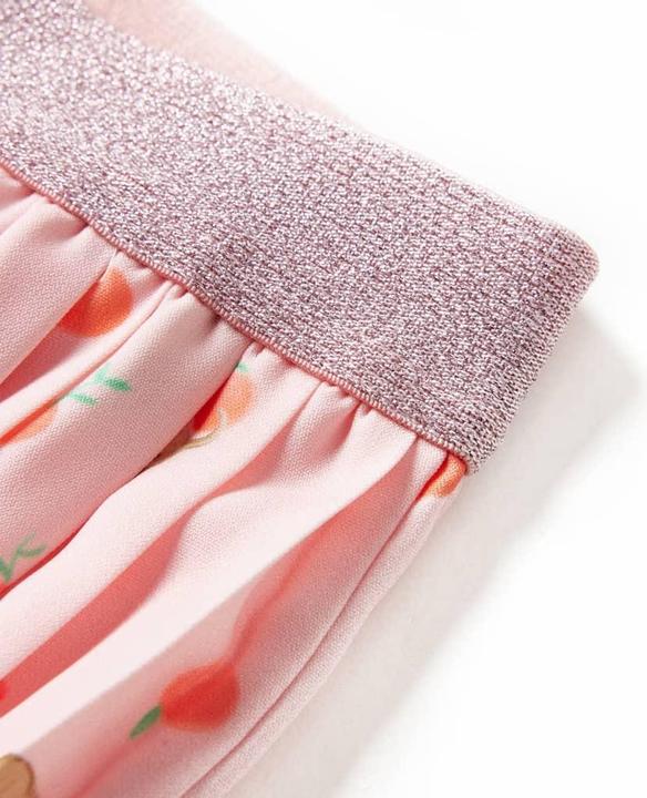 Immagine prodotto vidaXL Gonna a pieghe per bambini arancione chiaro 92,Materiale esterno: 100 (92)