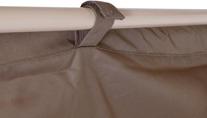 Immagine prodotto Mendler Pergola HWC-L42, robusta struttura in metallo da 7 cm 3x3 m in stile bambù, marrone tortora (290 cm, 290 cm)