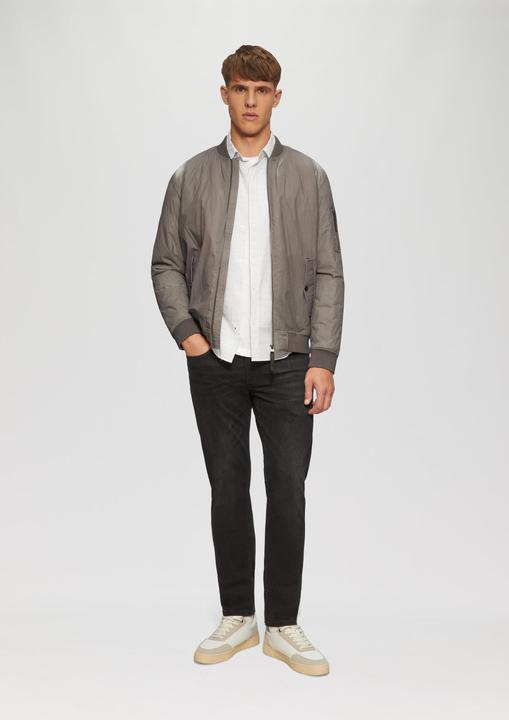 Actual product image S.Oliver Hemd Slim Fit: Gemustertes Hemd aus Baumwollstretch (XL)