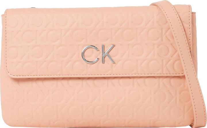 Calvin Klein Umhängetasche Re-Lock Double Crossbody Emb Mono PSP23