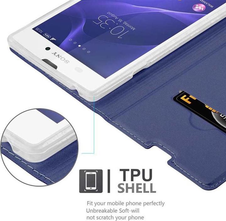 Productafbeelding Cadorabo Boek Classy Style Cover (Xperia T3)