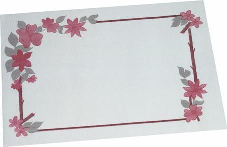 Image du produit Papstar Sets de table Rameau de fleurs (40 x 30 cm)