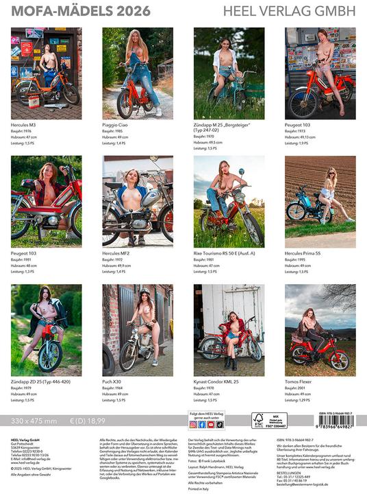 Produktbild Mofa-Mädels (33 x 47.5 cm)