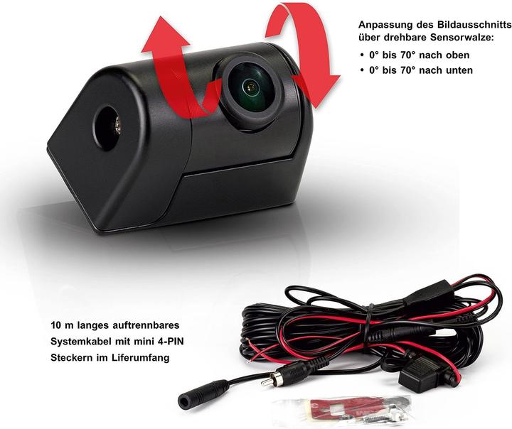 Image du produit Zenec Caméra de recul compacte universelle, rotative, angle de vue 170°