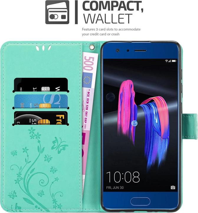 Produktbild Cadorabo Flower Book Cover (Honor 9)