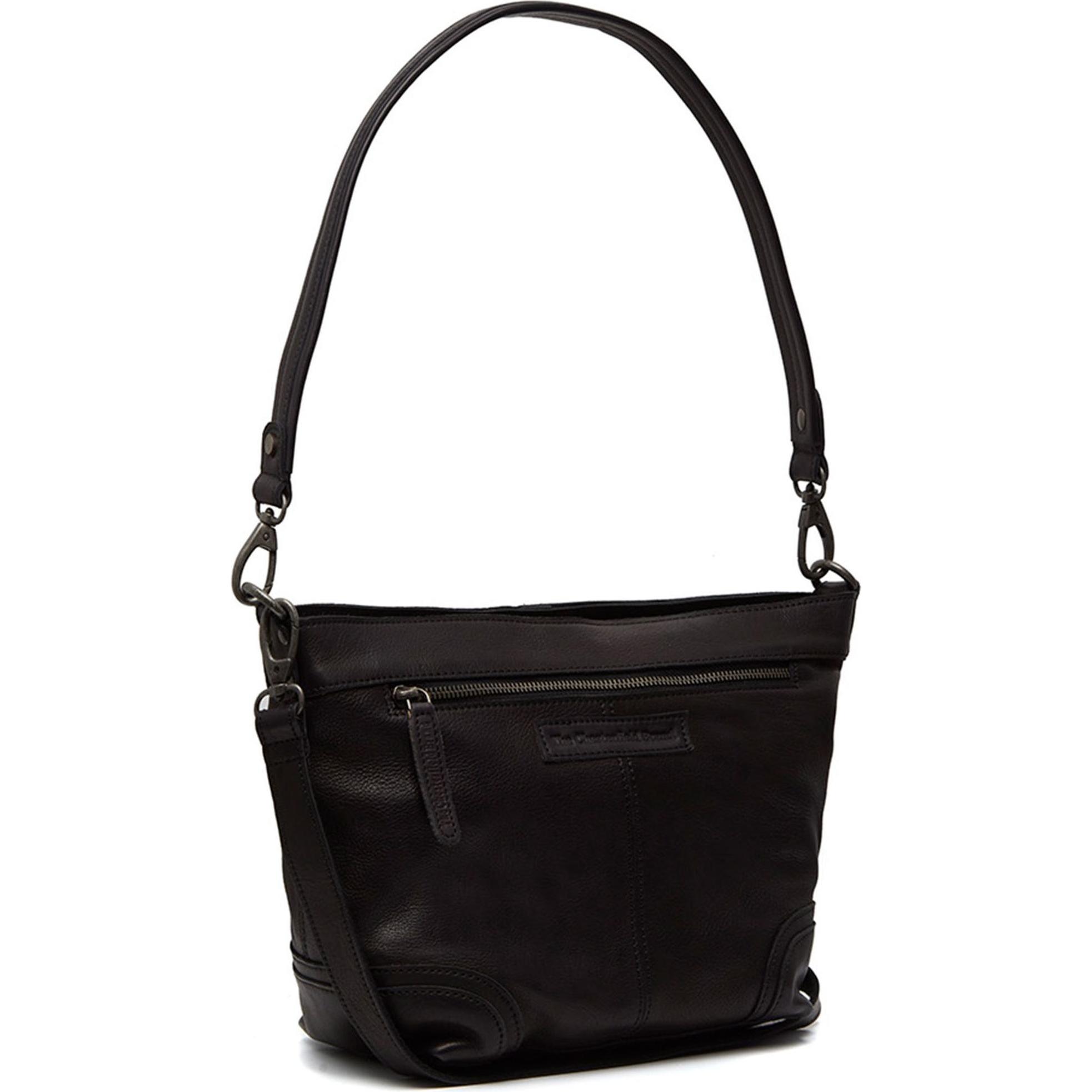 The Chesterfield Brand, Handtasche, Lucy Schultertasche Leder 22 cm, Schwarz