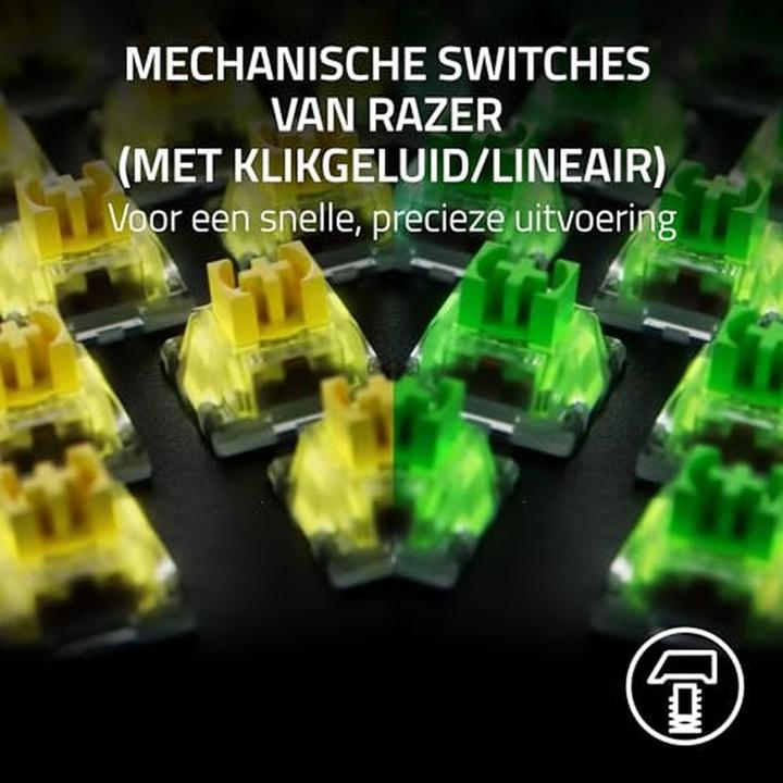 Produktbild Razer Klawiatura BlackWidow V4 X Green (RZ03-04700100-R3M1) (US, Kabelgebunden)