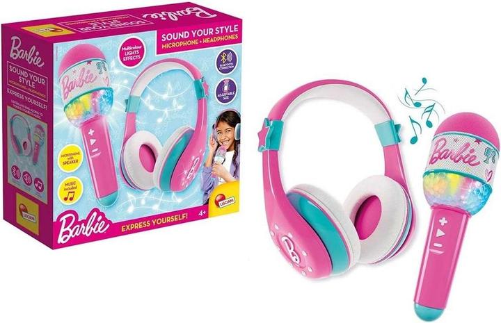 Actual product image Lisciani Barbie Sound Your Style toy microphone