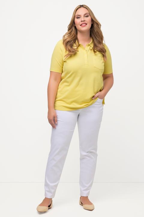 Actual product image Ulla Popken Classic Fit Short Sleeve Polo Shirt (46, 48)