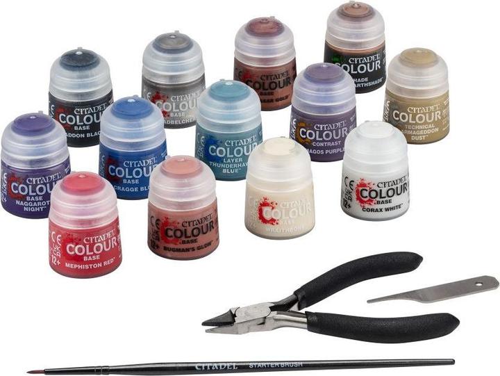 Actual product image Games Workshop Warhammer 40k - Citadel Paint & Tools Set