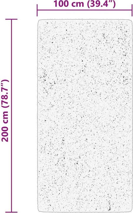 Actual product image vidaXL Teppich (100 x 200 cm)