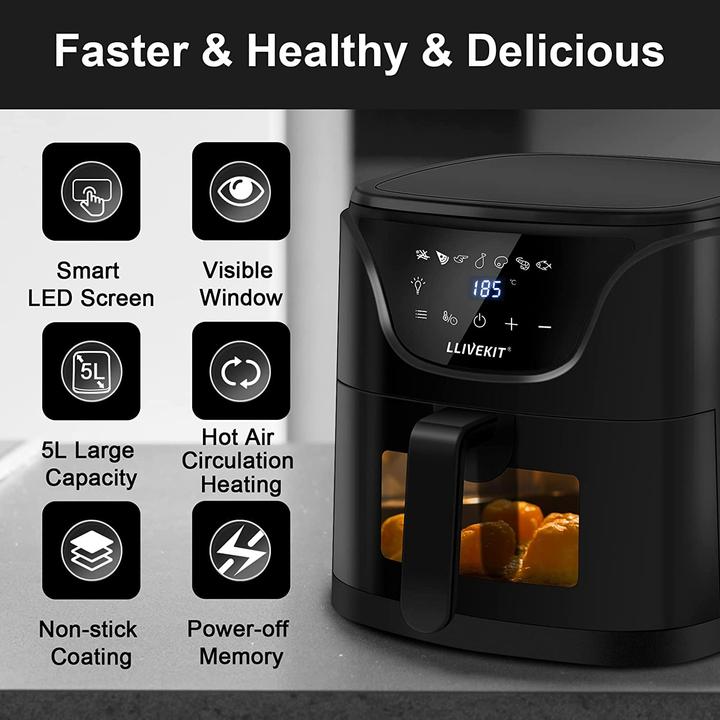 Immagine prodotto Llivekit Friggitrice ad aria calda 5 L