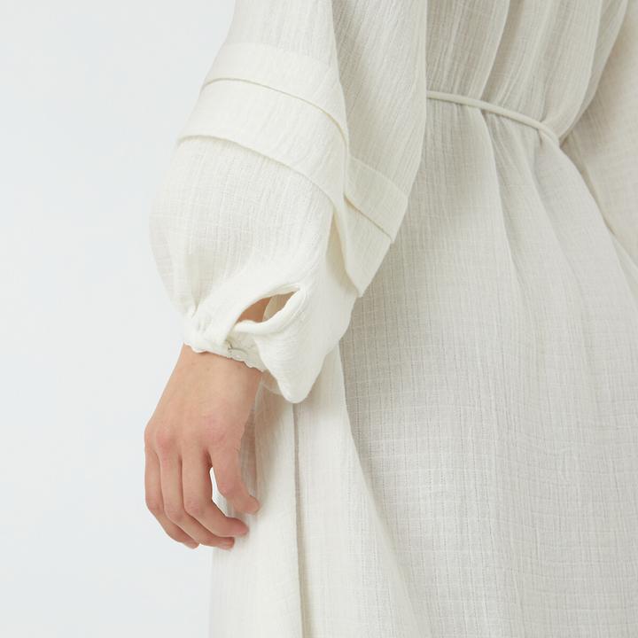 Image du produit La Redoute Collections Longue robe en mousseline avec manches ballon (44)