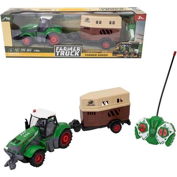 Askato Traktor mit Anhänger für den Transport von Pferden R/C