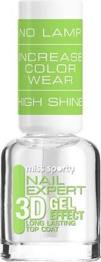 Image du produit Miss Sporty Nail Expert 3D Gel Effect Curing Varnish 8Ml (Top coat)