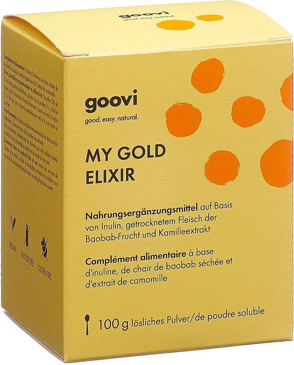 Produktbild Goovi MY GOLD ELIXIR Teeaufgusspulver präbiotisch italienisch Plv (1 Stück, Pulver, 159 g)