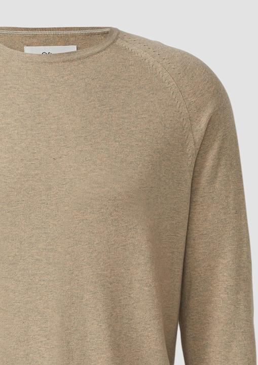 Produktbild s.Oliver Strickpullover Raglanpullover aus reiner Baumwolle (S)