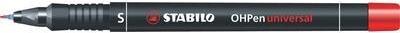 Produktbild STABILO OHPen universal Folienstift permanent (Rot, 0.40 mm, 1 x)