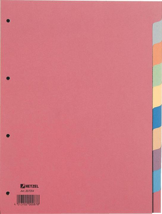 Produktbild Rexel Kartonregister 1-10