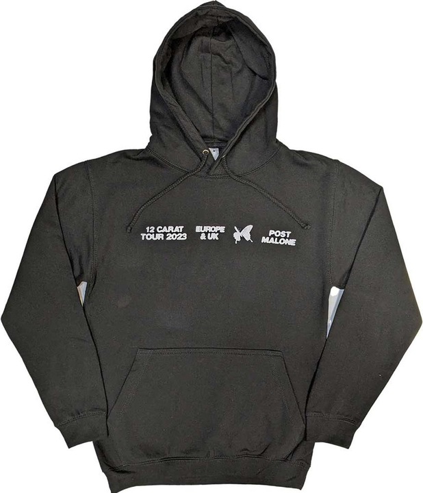 Immagine prodotto Post Malone Felpa con cappuccio Unisex Adulto Ex-Tour Inverse Butterfly (S)