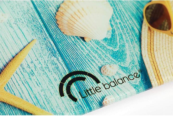 Productafbeelding Little Balance Coquillages Vierkante Elektronische Personenweegschaal (180 kg)