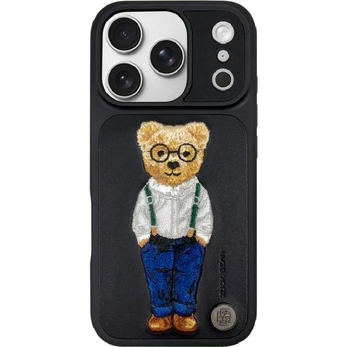 Teletorium Zuck Bear London Classic do Iphone 17 Pro Black TTT (Apple iPhone 17 Pro), Cover smartphone, Nero