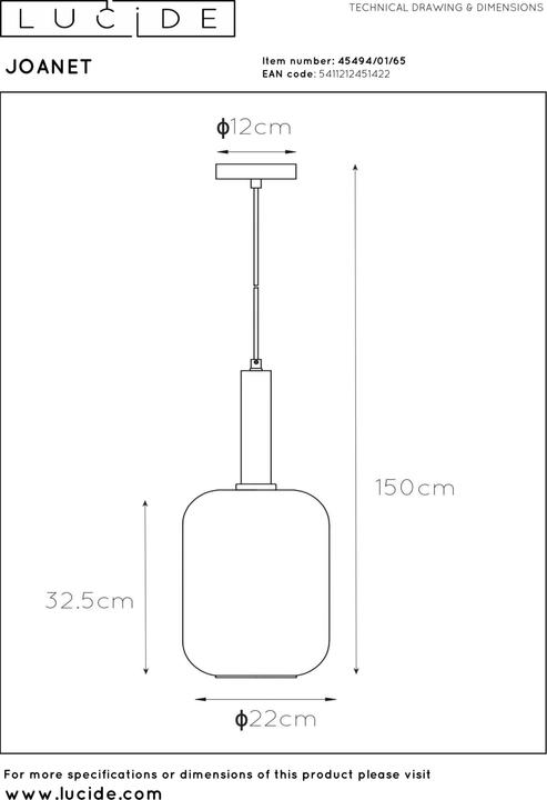 Produktbild Lucide Joanet (E27)