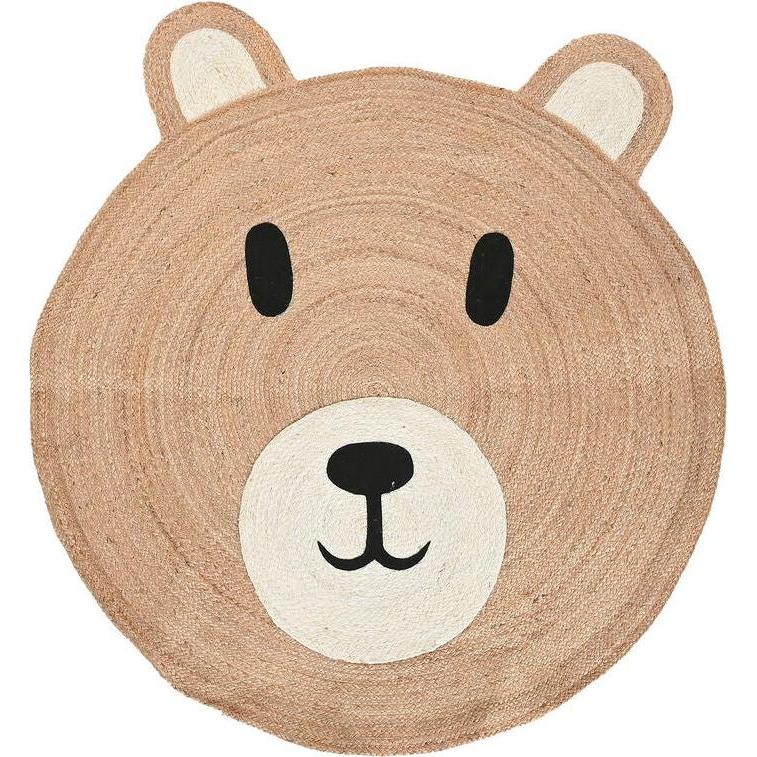 Esprit, Tappeto per bambini, Kinderteppich Home Für Kinder Bär 120 x 120 x 1 cm