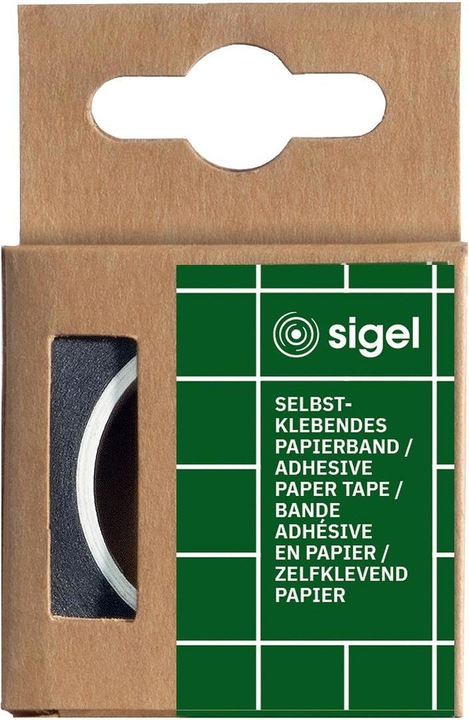 Produktbild Sigel Klebeband 10 mm x 16 m, Schwarz (10 mm)