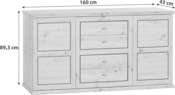 Image du produit Lipo Harvey (160 x 43 x 89.50 cm)