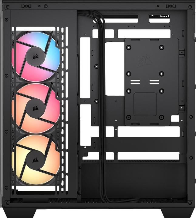 Produktbild Corsair 3500X RS-R ARGB BLACK MID (mATX, Mini-ITX, ATX, E-ATX)