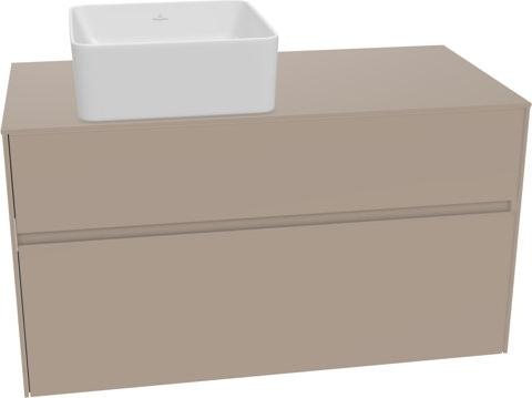 Actual product image Villeroy & Boch Collaro washbasin cabinet 1000x548x500 mm, 2 drawers, for washbasin left, C039L (107 x 62 x 57 cm)