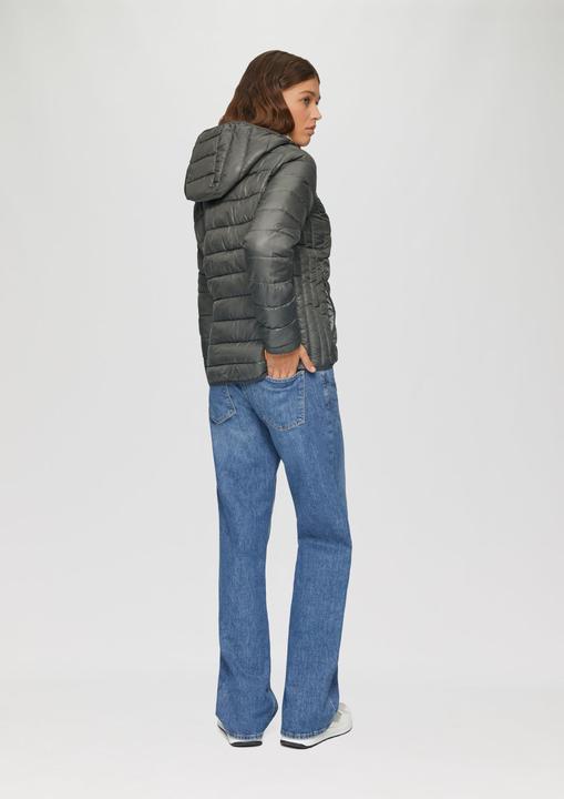 Actual product image S.Oliver Outdoor-Jacke Gesteppte Outdoor-Jacke mit Kapuze (L)
