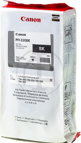 Actual product image Canon Ink PFI-320BK, black (FC)