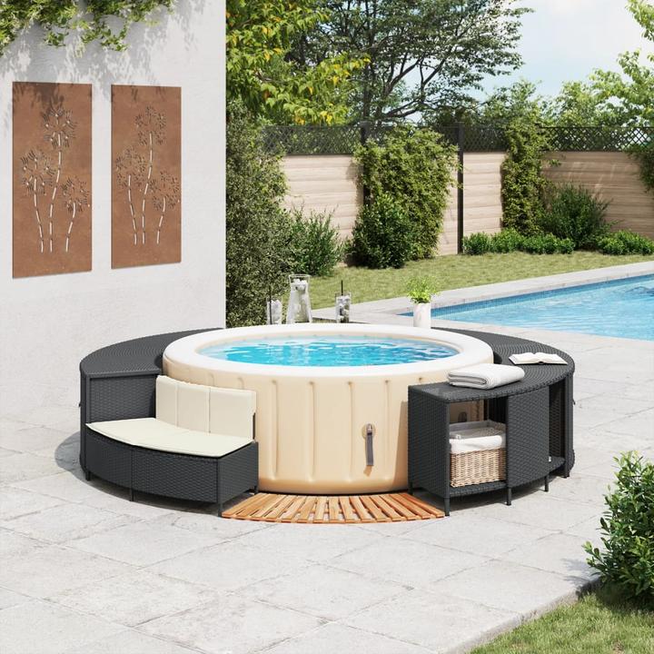 Produktbild vidaXL Whirlpool Umrandung